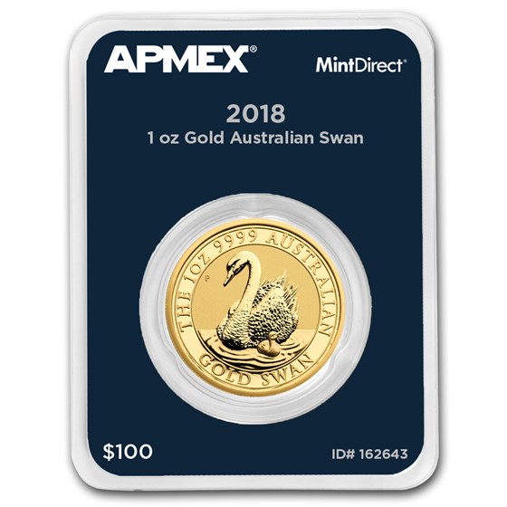 2018 Australia 1 oz Gold Swan (MintDirect® Single) 2018 Australia 1 oz Gold Swan (MintDirect® Single)